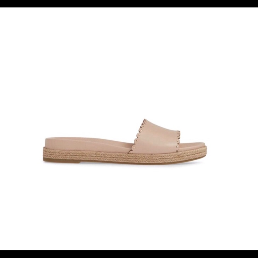 Kate Spade Zeena leather espadrille slide - Picture 2 of 6